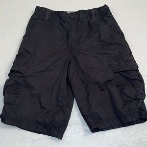 Machine black cargo shorts 14